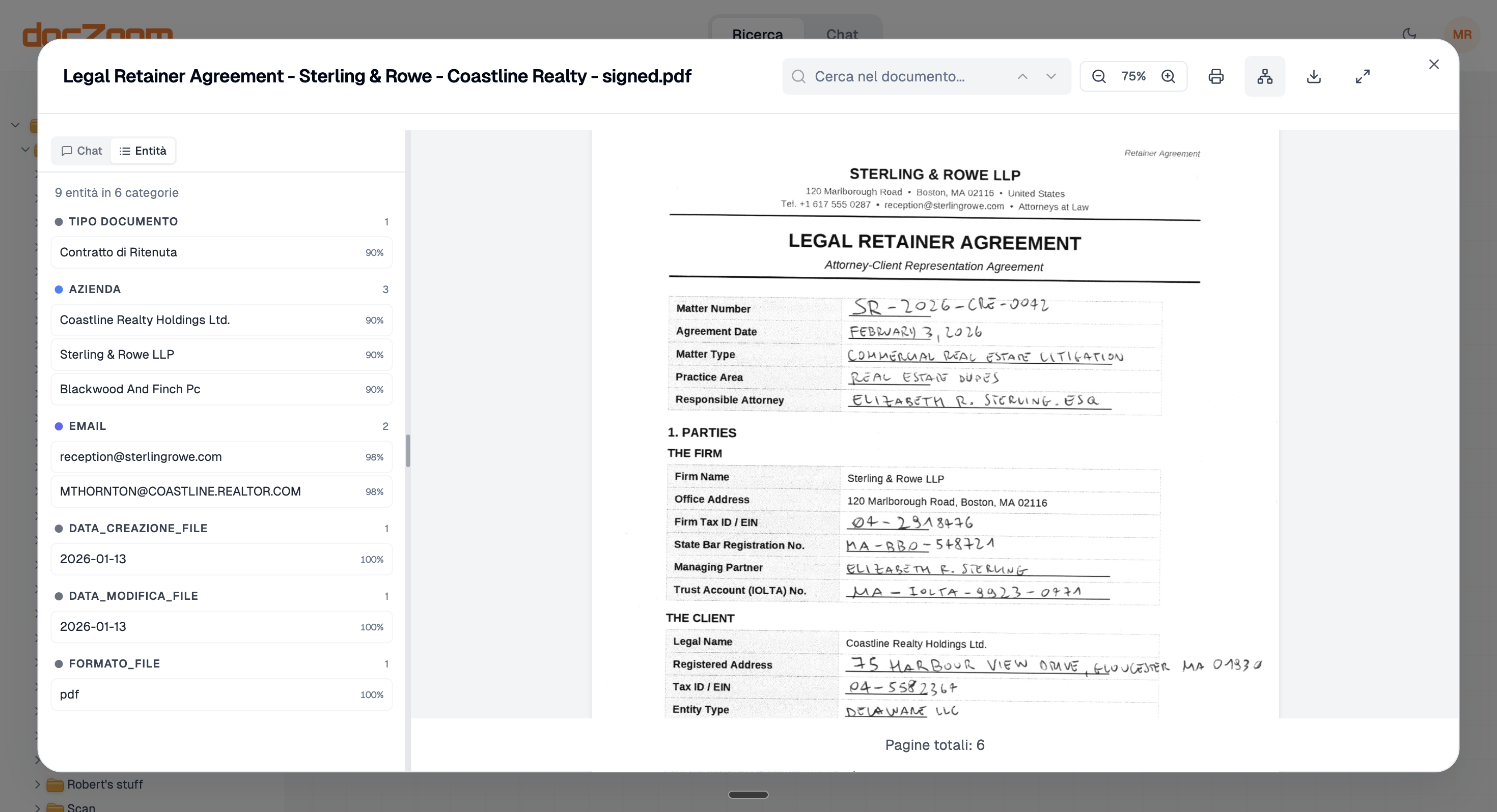 Citazione puntuale: ogni risposta cita documento, pagina e paragrafo
